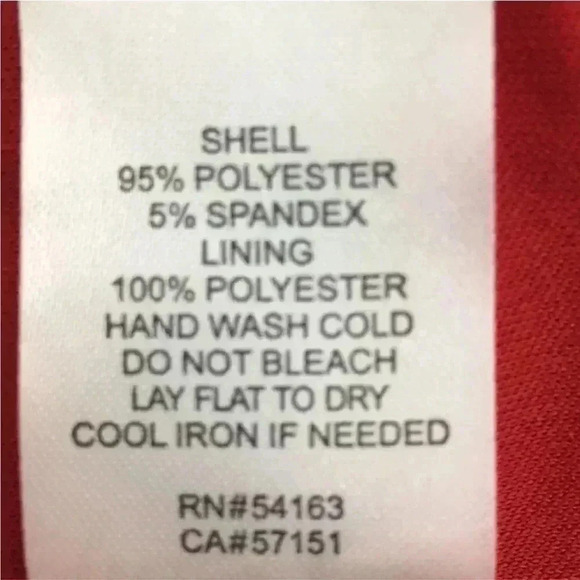 Jessica Simpson red ruched  dress size 6 - Picture 8 of 9